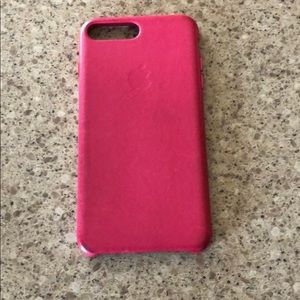 Apple genuine leather cases for iPhone  8 Plus